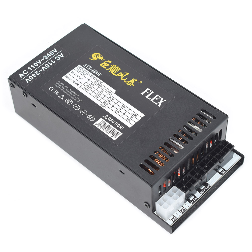 Modular Full Modular 110-264V  - Flex Atx Power Supply 600W 1U ulasan dan harga